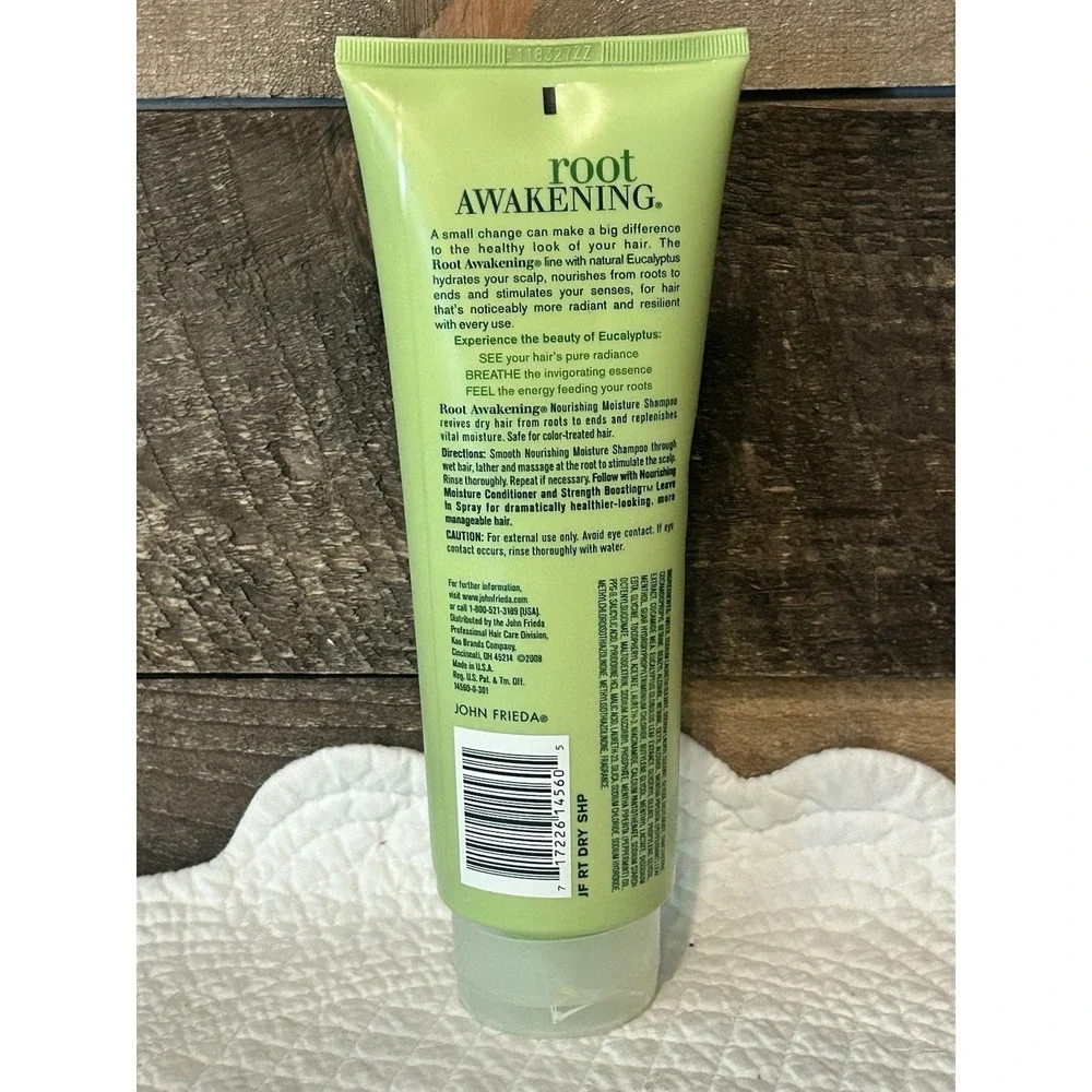 John Frieda Root Awakening Nourishing Moisture Shampoo Dry Hair 11‎ Fl Oz